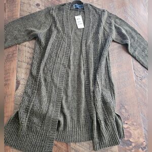 Karen Scott Cardigan Dark Green New with Tags, size S